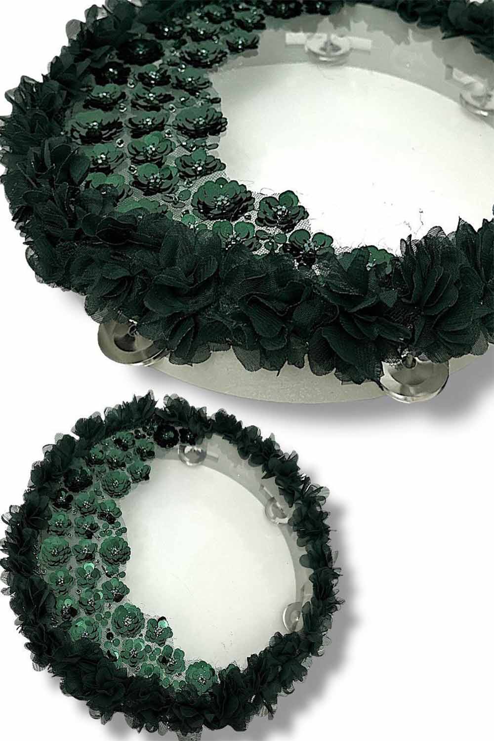 Luxe Bruid Henna Tamboerijn - Gelin Tefi - Groen, Bordeaux, Blauw