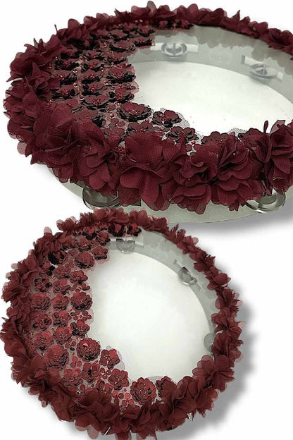 Luxe Bruid Henna Tamboerijn - Gelin Tefi - Groen, Bordeaux, Blauw