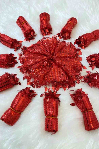 Set van 10 - Glinsterende Halay Mendili Dansdoekjes voor Bruiloft & Henna