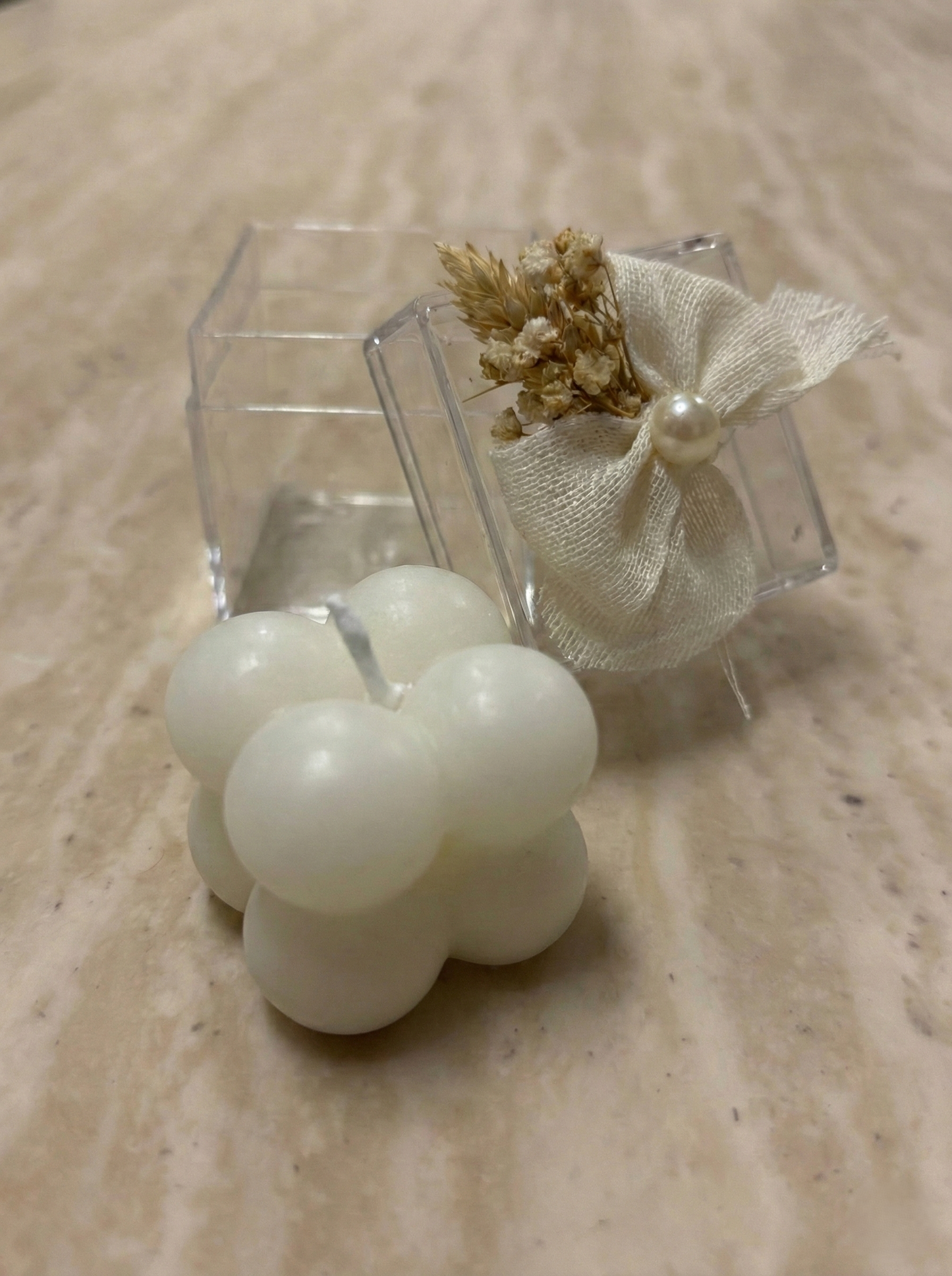 Trendy Mini Bubble Kaars set 10 stuks - Het Perfecte Bedankje Bruiloft, Verloving